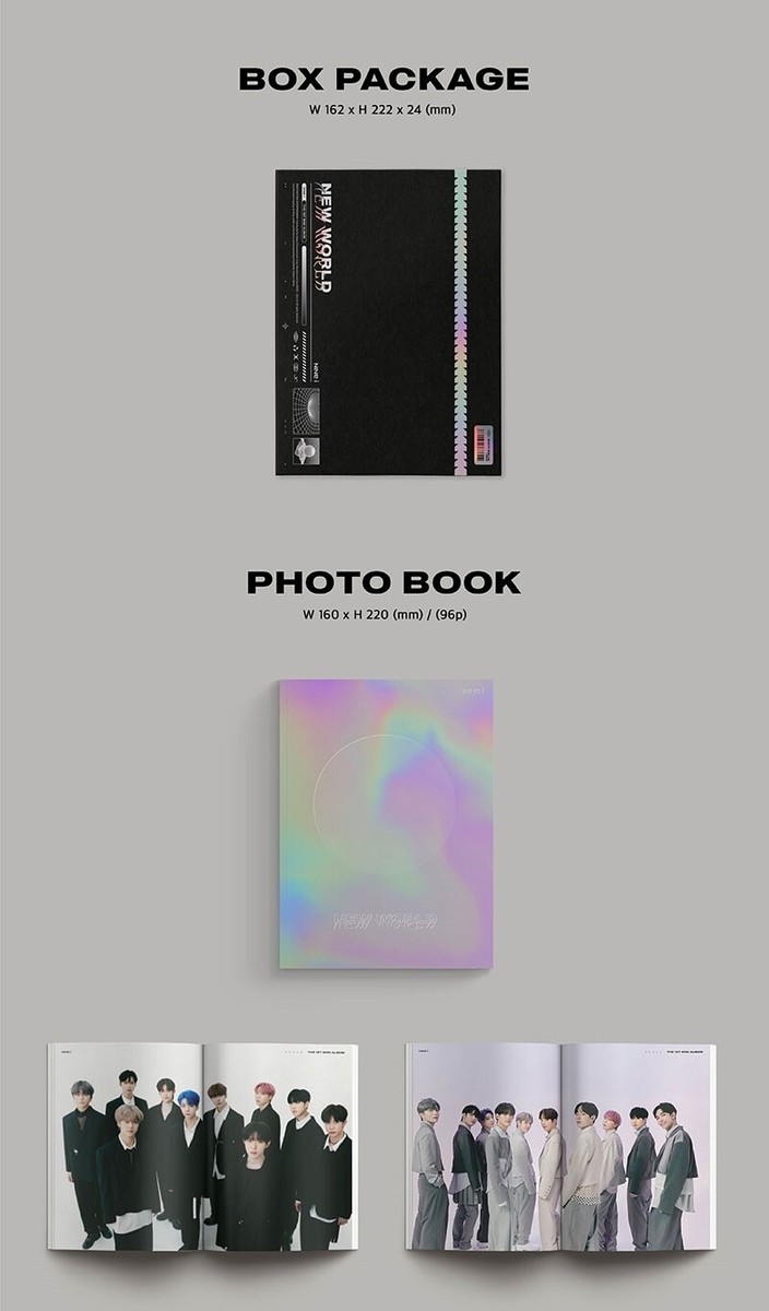NINE.i - 1st Mini Album [NEW WORLD] Photo Card CD K-pop Book