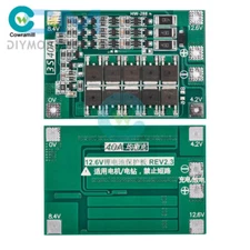 3S 11.1V 12.6V 40A 18650 Li-ion Balanced Lithium Battery BMS Protection Board