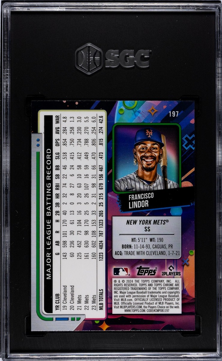 2024 Topps Cosmic Chrome - Green Space Dust Refractor #197