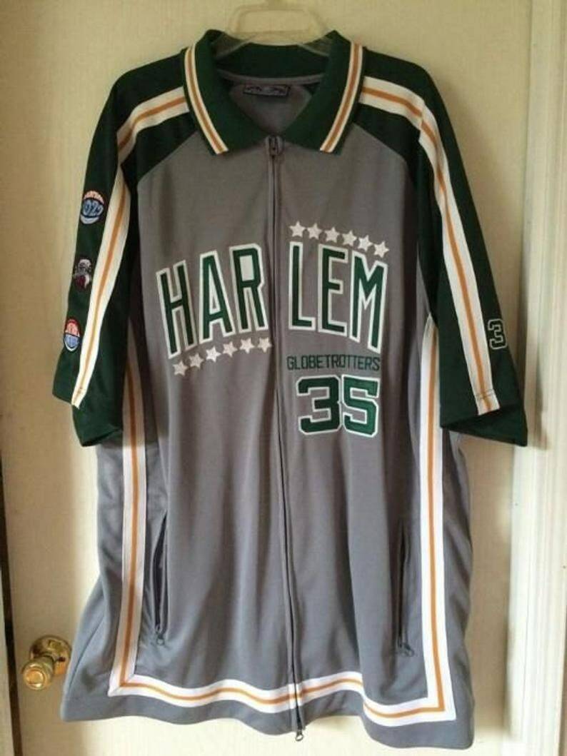 Platinum Fubu jersey Harlem Globetrotters t-shirt green