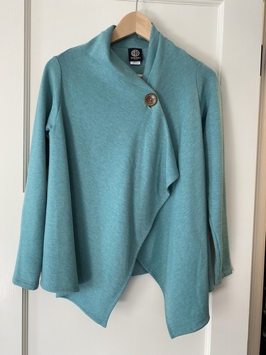 Bobeau One-Button Cardigan Wrap - Size 