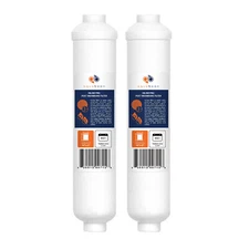 2 Pack of  Inline Post/Carbon Polishing Water Filter Catridge RO (Jaco fitting)