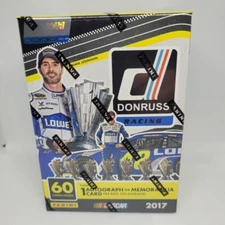 2017 Panini Donruss NASCAR Racing Sealed Blaster Box -  1 Auto or Mem Per Box