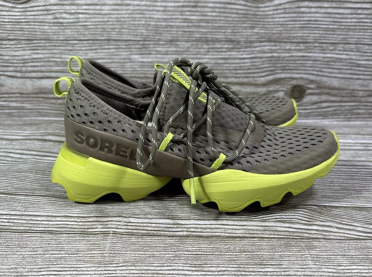 sorel kinetic impact lace dusty sage shoes