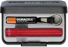 NEW Maglite Solitaire Red in Presentation Box 1 cell AAA Flashlight K3A032