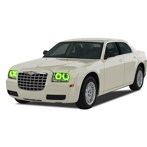 RGB Multi Color IR Headlight Halo kit for Chrysler 300 05-10 - Picture 3 of 11