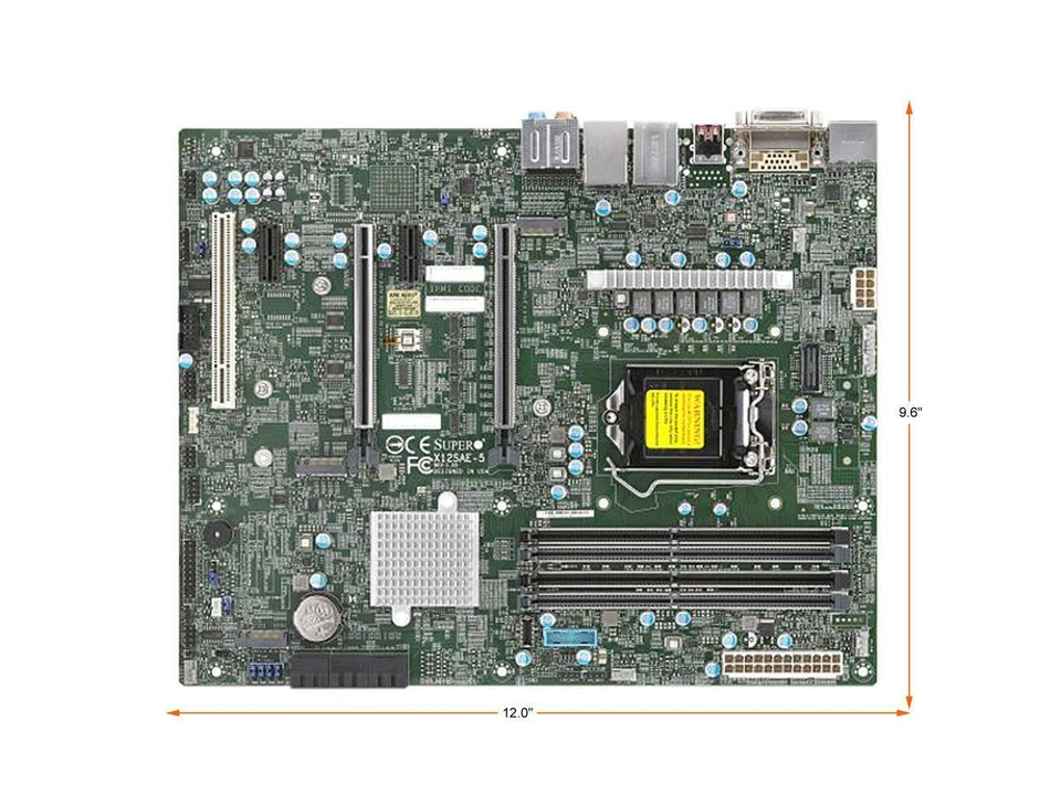 SUPERMICRO MBD-X12SAE-5-O ATX Server Motherboard LGA 1200 Intel W580 - Image 2 of 2