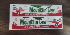 AFX Tyco Mountain Dew Truck Semi Trailer Stickers DIE CUT 