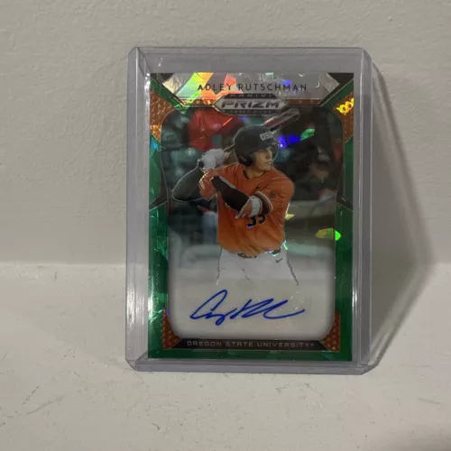 Adley Rutschman …Autographed ..numbered 10/18
