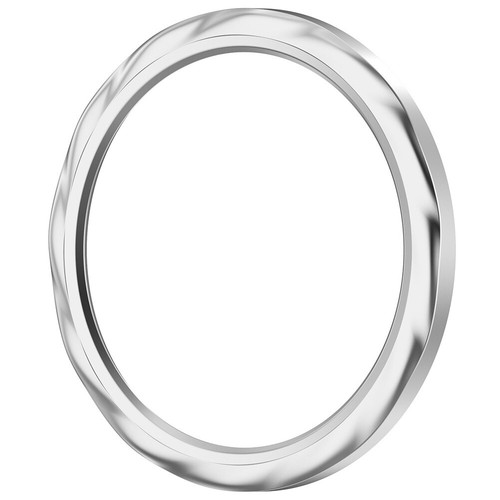 Metal Bezel Ring Tempered Glass Film for Xiaomi Watch S4/S3( Silver And White) - Zdjęcie 2 z 6