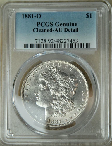 1881 O Morgan Silver Dollar - PCGS AU Detail - Cleaned