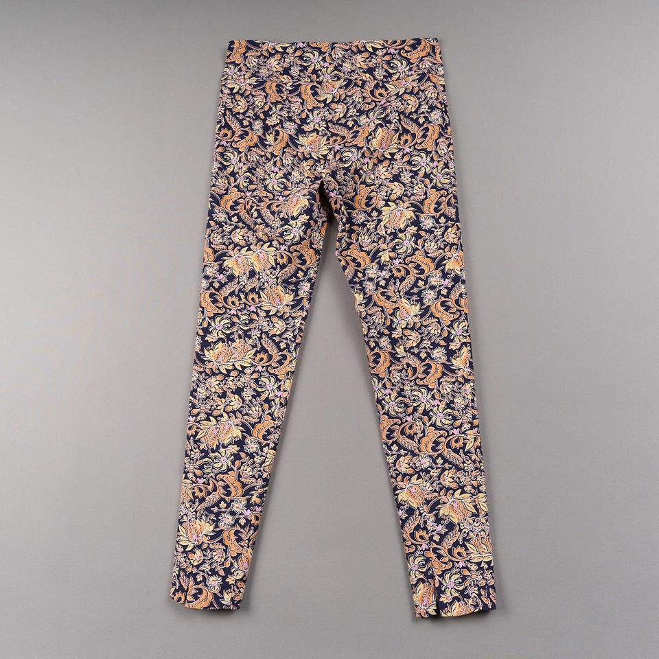 Pantalones Elliott Lauren para mujer 6 florales elásticos hechos en EE. UU. Boho Foto 3 de 4