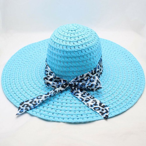 Women Brim Straw Hat Sun Floppy Wide Brim Hats Bowknot Folding Beach Caps Hom JE - Picture 18 of 24