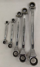 Pittsburgh SAE Reversible Offset Ratchet Wrench Set 3/8" to 1-1/8" Set of 5 TF