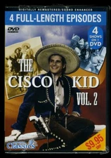 THE CISCO KID DVD Vol 2  4 Classic TV Episodes