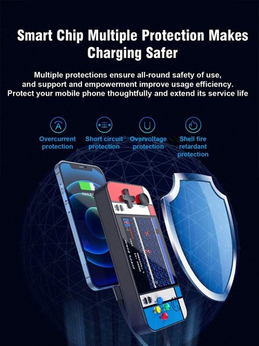 Handheld Retro Game Console With 800mah Power Bank Charger Game Player - 第 8/11 張圖片