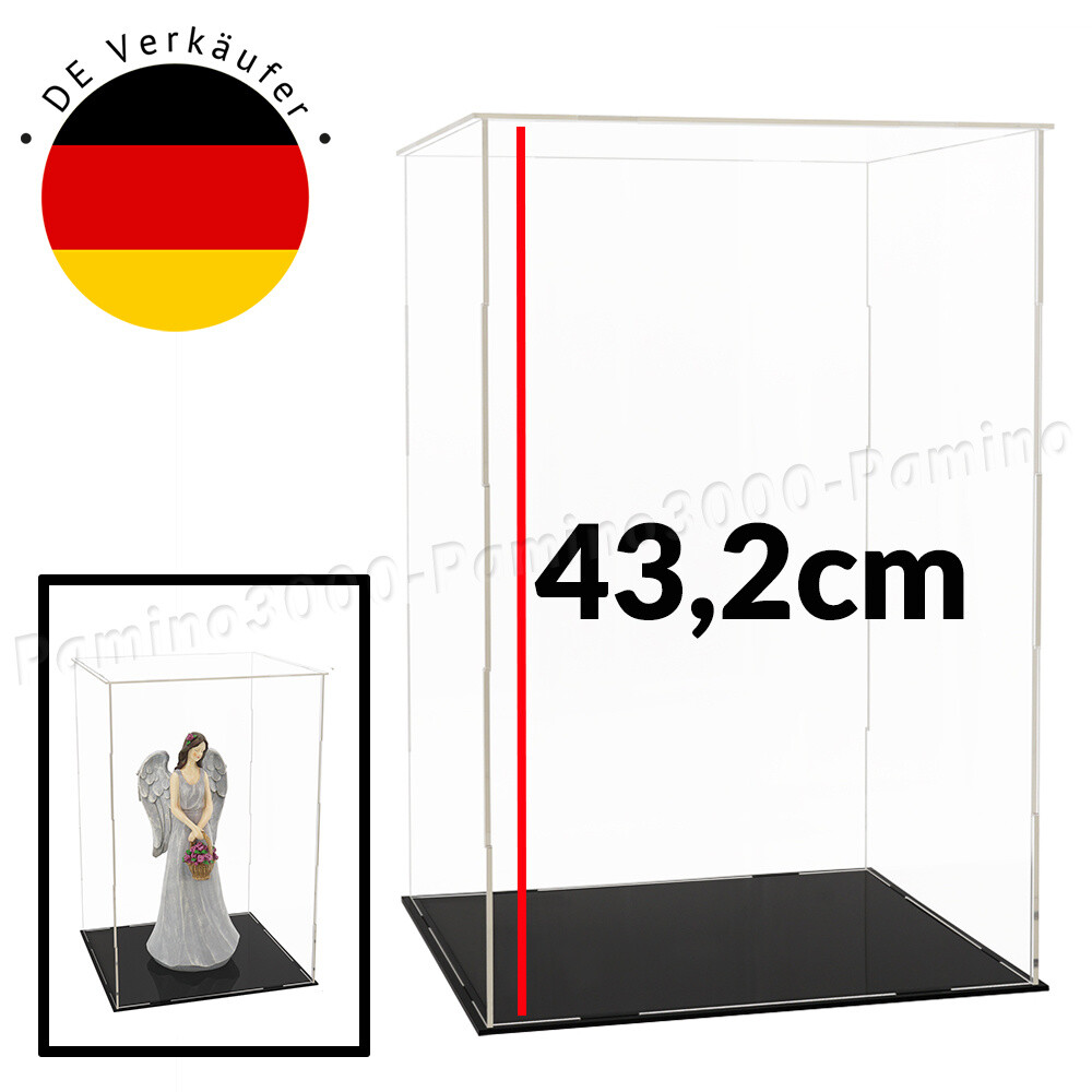 Acryl Vitrine Für Pop! Figuren – 24x16x13 Cm Innen | Staubfrei, Mit Abnehmbaren Stufen, Stapelbar | Schaukasten Für Sammlerstücke