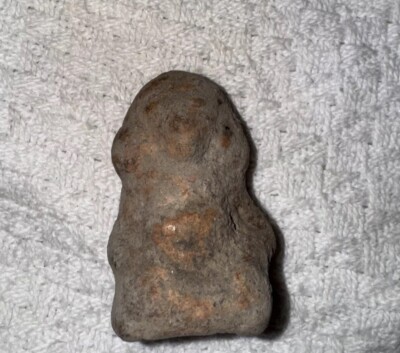 2  Ancient Mini Handmade Ceramic Mayan Panama Collectible Figurine  Pottery