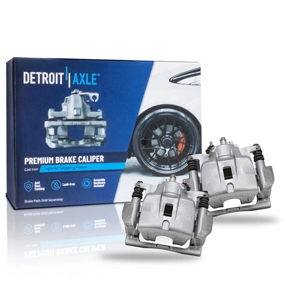 Front Drilled Rotor Brake Pad Caliper w/Bracket for Lexus RX330 RX350 Highlander - Image 4 of 4