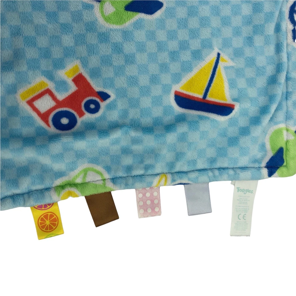 Taggies Baby Lovey Peluche Viaje Transporte Tren Avión Velero Camión Volquete Foto 4 de 4