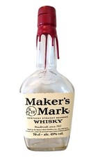 Empty Whisky Bottle - MAKER'S MARK - 70cl size - "Kentucky Straight Bourbon"