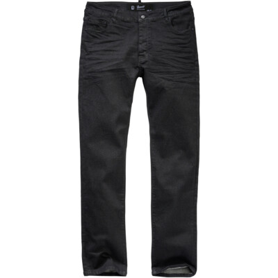 Brandit Mason Denim Pants Mens Jeans Straight Fit Regular Rise Black