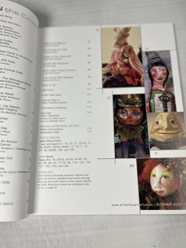 Art Doll Quarterly Summer 2007 Lisa Lichtenfels Kerry Howard-Schmidt Gypsies - Picture 3 of 4