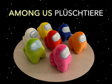 Among Us Plüschtier in lebendigen Farben - Tolles Geschenk für Spieler