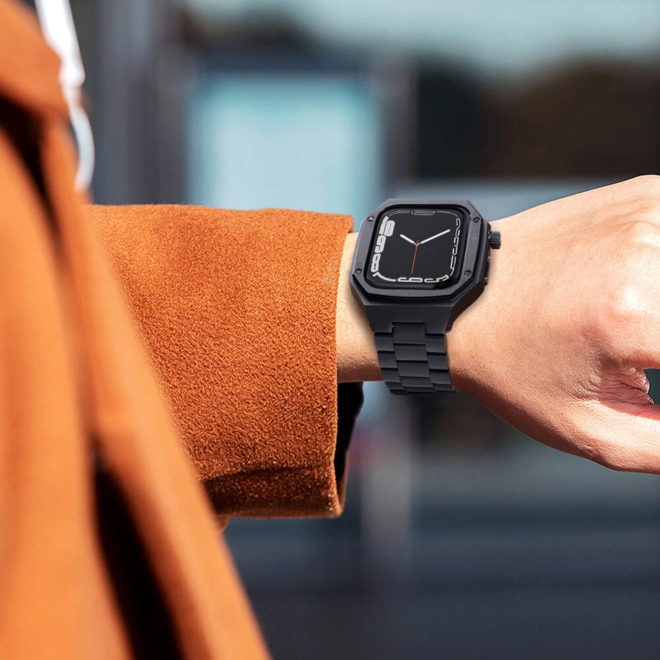 Модный комплект ремешка из нержавеющей стали для Apple Watch Band Ultra2 49 мм 9 8 7 654 SE - Изображение 4 из 4