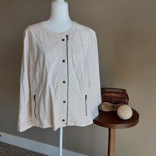Chico's Jacket Size 3 Cream