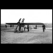 Photo AV.000091 ANDRE FREY MONOPLAN MORANE-SAULNIER PARIS-MADRID 1911 AIR RACE