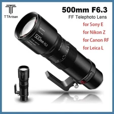 TTArtisan 500mm F6.3 Full Frame Telephoto Lens for Sony E Canon RF Nikon L Mount