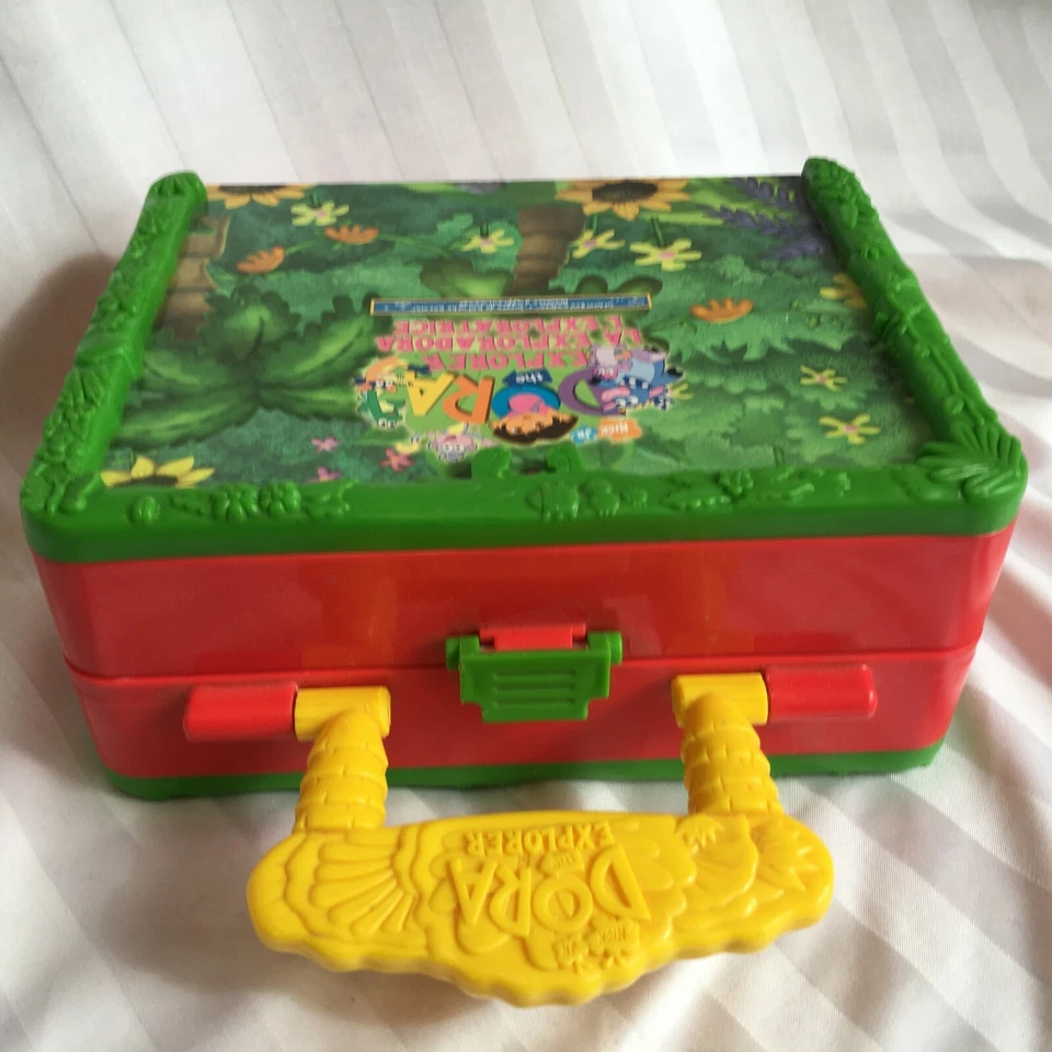 Fisher-Price Dora The Explorer Picnic Fiesta School Box Games Nick Jr Vintage - Image 2 of 4