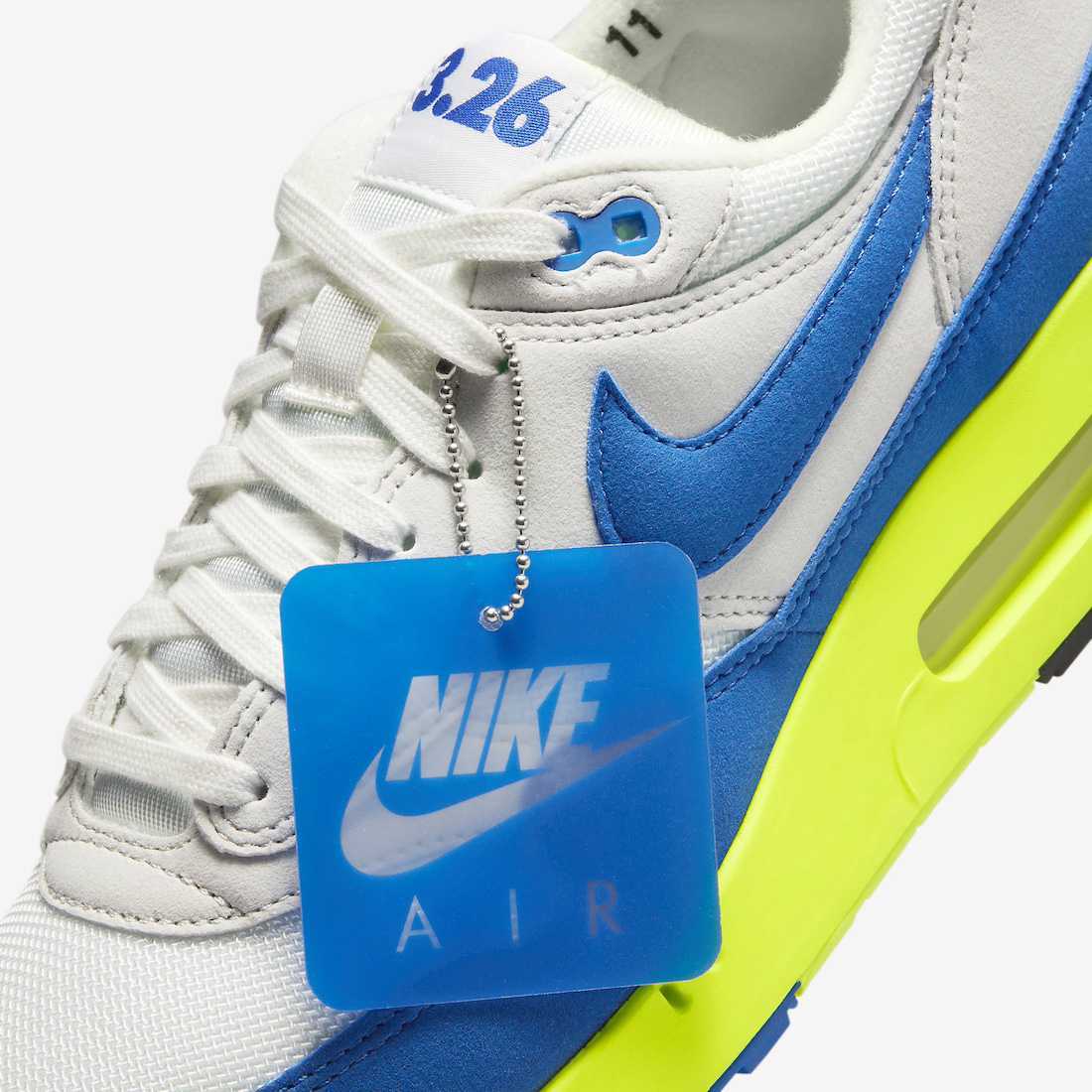 Nike Air Max 1 '86 OG Royal Blue and Volt HF2903-100 Men's