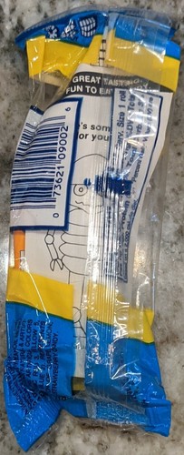 NIB PEZ Blue Bag Sealed Vintage Woodstock Peanuts Dispenser 1990s NEW IN BAG - Picture 3 of 3
