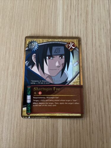 2007 Naruto Collectible Card Game:  Sharing an Eye  Gold 048 - Picture 1 of 2