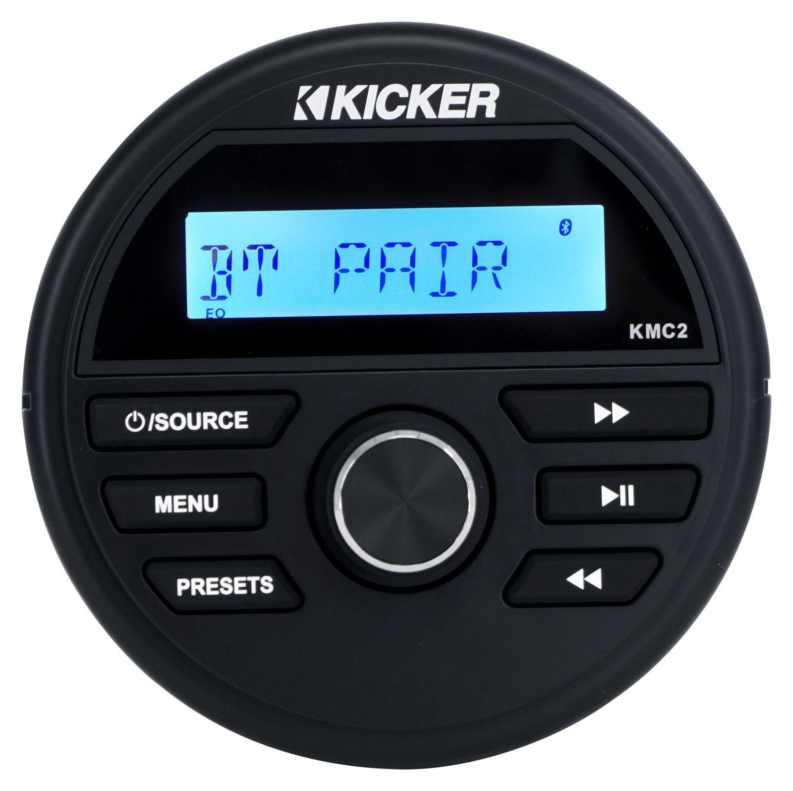 Цифровой мультимедийный Bluetooth-ресивер Kicker KMC2 4 Белые колонки емкостью 65 кварт