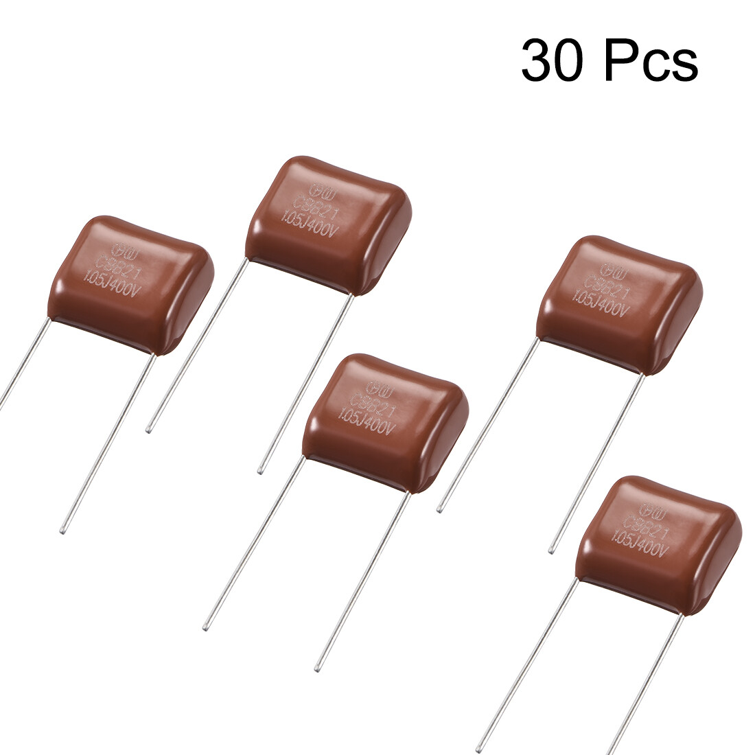 Condensateurs CBB21 630V 0.47uF - Lot De 30 Pièces Métallisé Polypropylène - Neuf Uxcell - Électronique