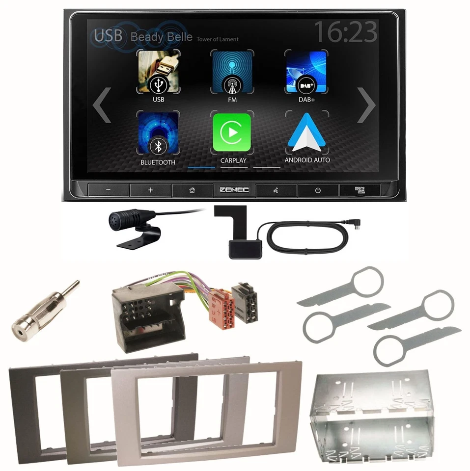 ZENEC Z-N538 Android Auto DAB+ Einbauset für Ford Focus C-Max Fiesta Transit - Bild 1 von 1