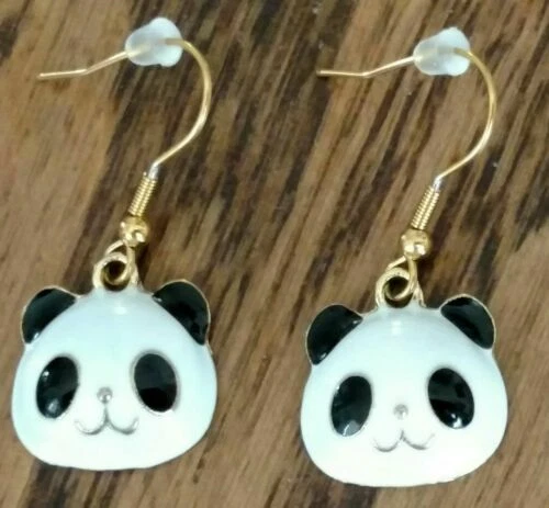 Модные серьги с покрытием из белого золота с животными