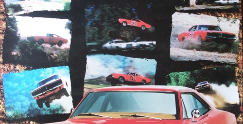 Dukes of Hazzard TV Series Action Photos 1969 Dodge Charger General Lee Poster - Picture 5 of 6