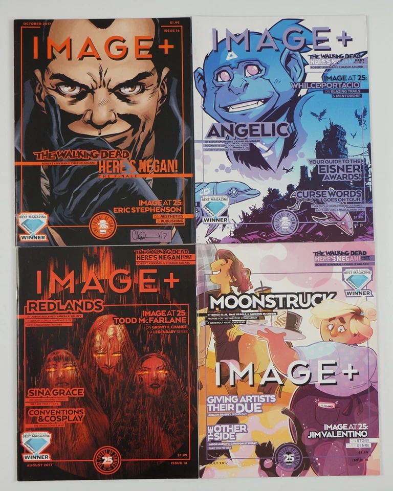 Image Plus 1-16 VF/NM complete series Walking Dead "Here's Negan" complete story - Image 3 of 3