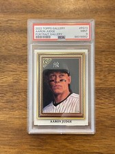 2022 Topps Gallery Aaron Judge- Portrait Gallery-Green PSA 9