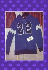 Boys Blue Zippered Hoodie Size 10/12 