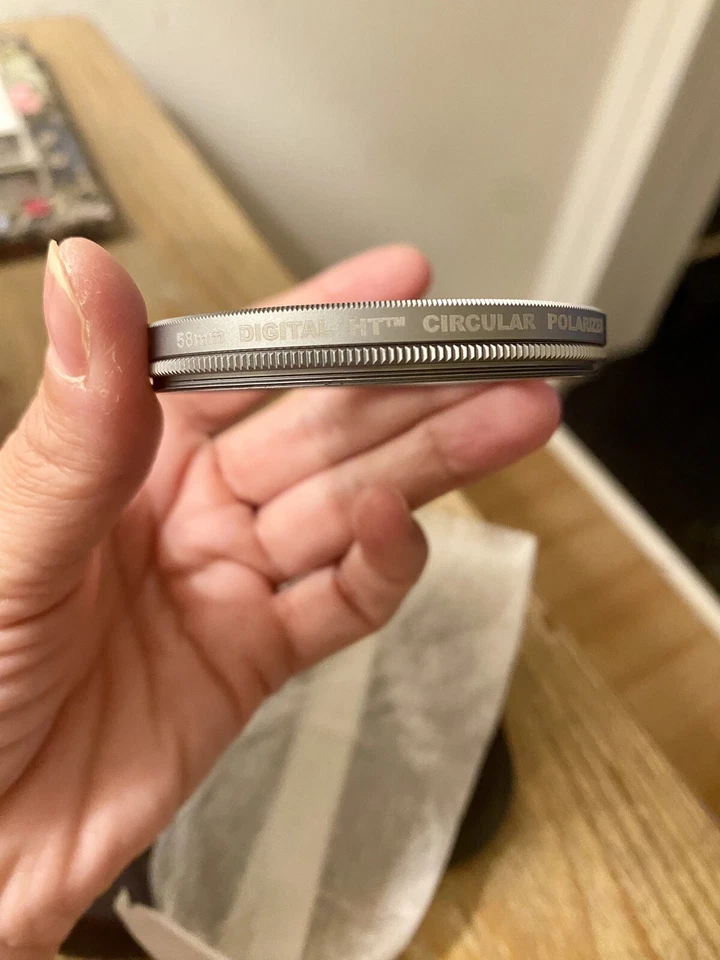 Tiffen Digital HT Circular Polarizing Filter Titanium Muliti-Coated 58 MM Pouch - Image 4 of 4