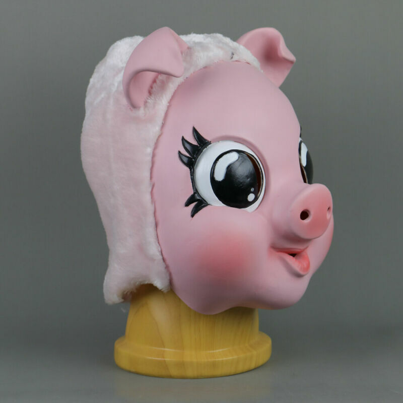 Evil Pig Killer Mask Adult Pink main image 0