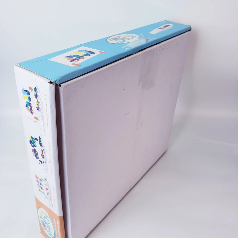 Guidecraft Sort and Match Animal Train ~ Educational Puzzle Game COMPLETE 3+ - Image 3 of 4