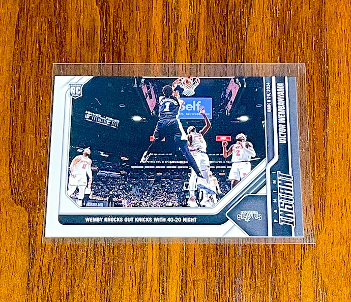 Victor Wembanyama 2024 Panini Instant #463⭐⭐Short Print SP⭐⭐1 of 2701⭐⭐Rookie RC
