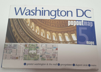 Washington DC PopOut Map (2018, Sheet map)