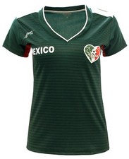 Women Mexico Fan Jersey Exclusive Design 2018 Color Green